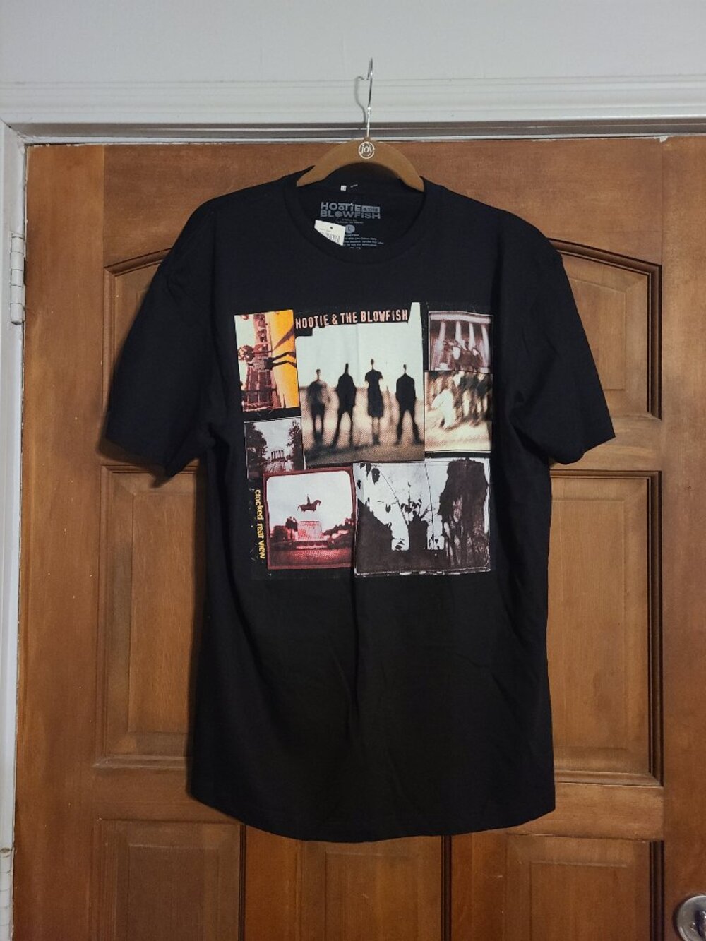 Hootie And The Blowfish Cracked Rear View Black Tee NWT Unisex Men's Large